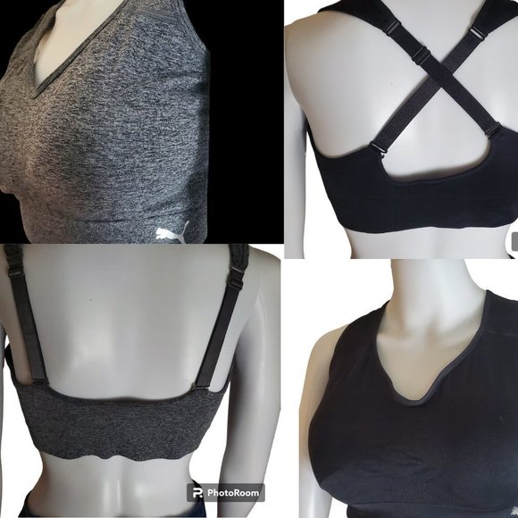 Puma Other - PUMA | Performance Sports Bra | 2 pack | black and grey | NIB